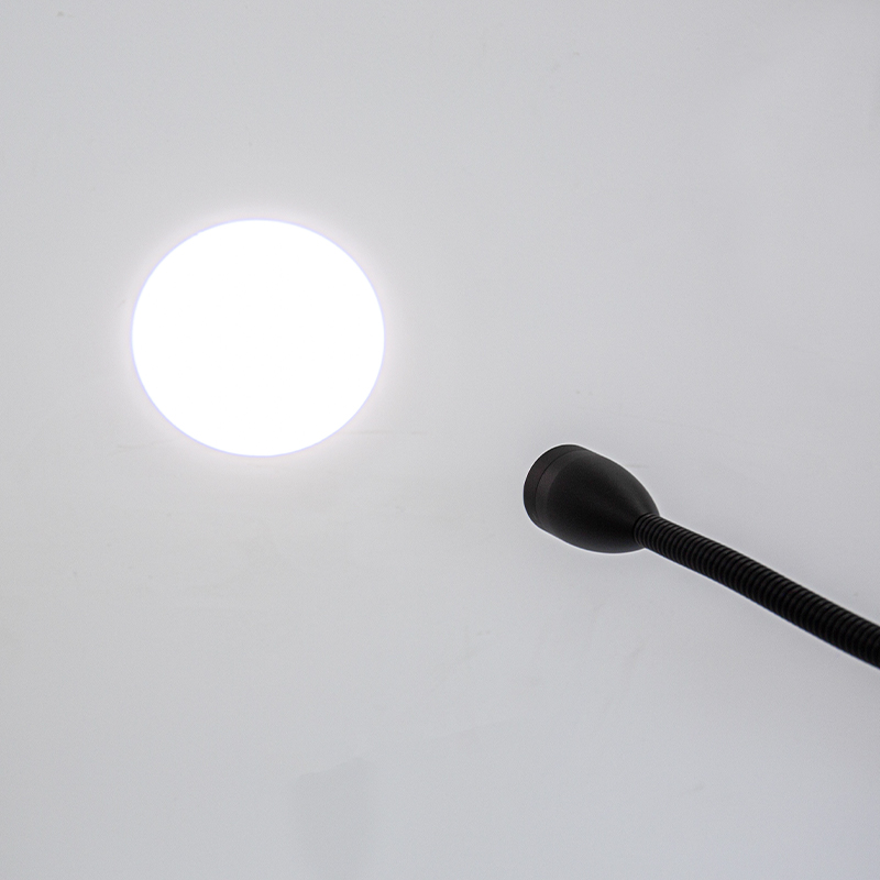ไฟส่องตรวจสอบคอห่านสำหรับเตียงในโรงพยาบาลแบบคลิป LED 5W ไฟส่องตรวจสอบคอห่านสำหรับเตียงในโรงพยาบาลแบบคลิป LED 5W