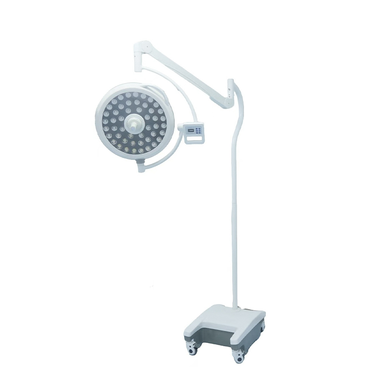 แสงผ่าตัดแบบไม่มีเงา LED มือถือ 48W พร้อมล้อเลื่อน